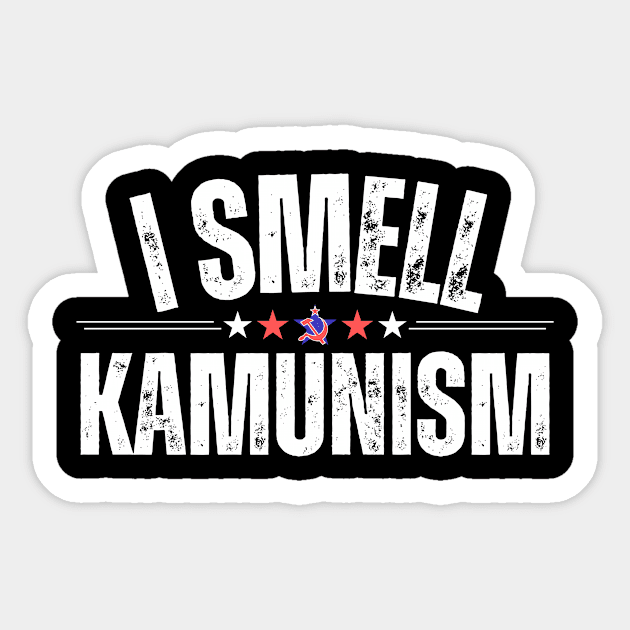 I Smell Kamunism Elections 2024 Sticker by The WYLD Tribe
